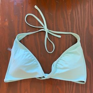 AERIE Turquoise Triangle Bikini Top- Size M